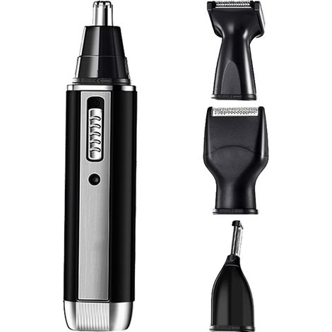 rasoir electriques hommes-Tondeuse Nasale Multi-Fonctions 4 en 1 — Kit de Soins Personnels Rechargeable pour Hommes (Rasoir Mini, Sculpteur Sourcils, Tondeuse Poils Oreilles)