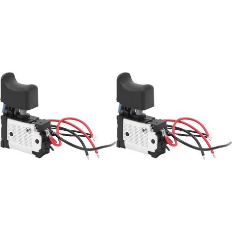 DC 7.2 V - 24 V Interrupteur Fermeture à Gâchette pour Perceuse Polisseuse Hammer Electrique, Interrupteur de Perceuse Électrique sans Fil et à Batterie au Lithium (1/5)