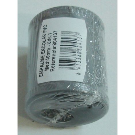 Manguito evac h-h 40mm pvc bl s&m