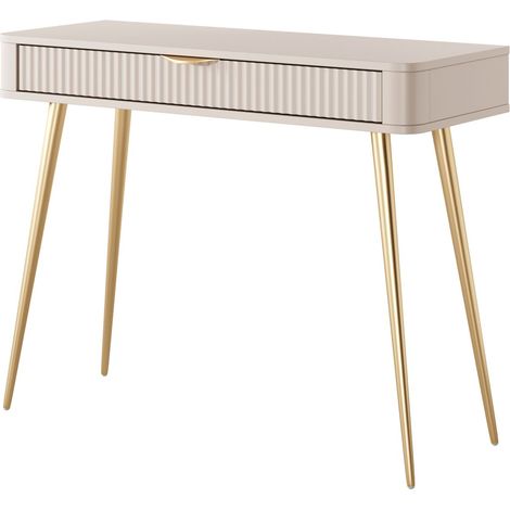 Coiffeuse : Beige, 100 x 38 x 78 cm (1/5)