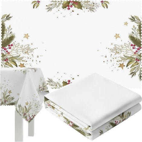 Nappe de Noël, antitache, 140 x 220 cm (1/5)