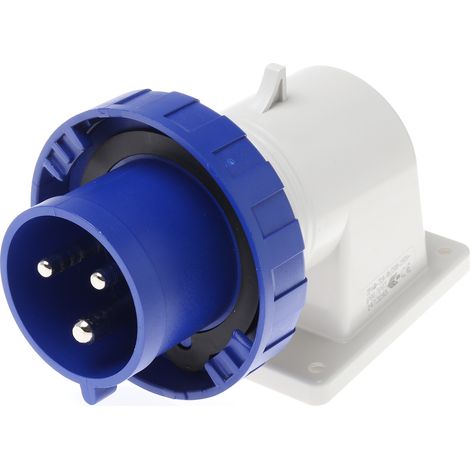 Connecteur industriel RS PRO Mâle, 2P+E, 32.0A, 230,0 V, Montage mural ( Prix pour 1 )