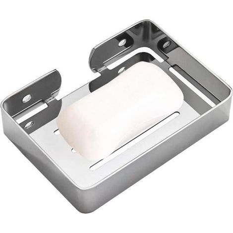 Portasapone per doccia Barra per doccia Portasapone in acciaio inox 304 Vassoio salvasapone Porta spugna a parete (1/5)