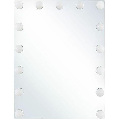 LED Bathroom Mirror LUCENAY 40 cm 50 cm Silver (1/5)