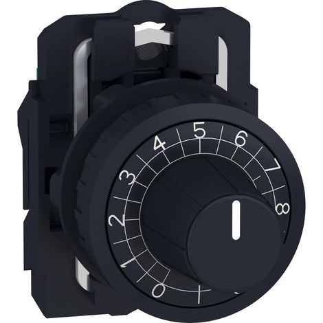 Harmony XB5 - tête + embase potentiomètre - Ø22 - axe Ø6mm (1/5)