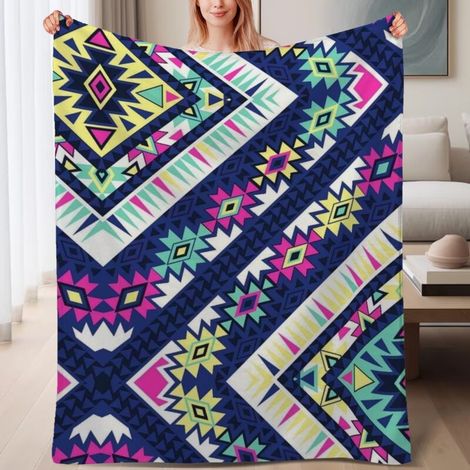 Couverture de lit en polaire, douce et chaude en microfibre printemps-été, décoration de salon, cadeau pour femmes et hommes, 6080 pouces (1/4)