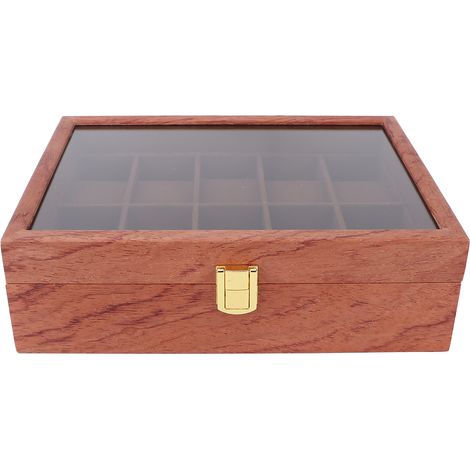 Boîte à montres/à bijoux à 10 emplacements (1/5)