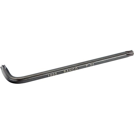 Bahco Langer TORX-Winkelschraubendreher, phosphatiert, T30 x 114 mm (1/4)