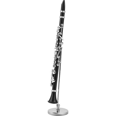 Mini Clarinette Ornementale 16cm pour Décoration d'Intérieur et Cadeau Musical (1/5)