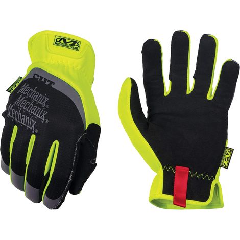 Mechanix Wear Guanti FastFit® E5 (M, nero/giallo fluorescente)