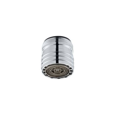 Mini Ecobooster Messing verchromt, M24X1, 5 / 10 L/MIN