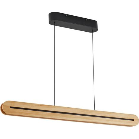 Lucande Lámpara colgante 'Darnor' en Marrón de Madera (1/5)