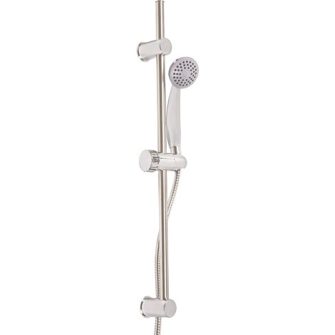 Croydex Full Shower Set in Chrome with Riser Rail, Hose & Handset - Amalfi (1/2)