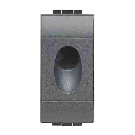 Falso polo BTIL4953 con salida única y orificio de 9 mm de diámetro.