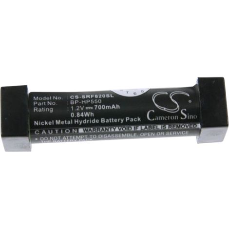 BATTERIE 1,2V-700MAH NI-MH POUR CASQUE SONY POUR TV AUDIO TELEPHONIE ADAPTABLE SONY - Q12829