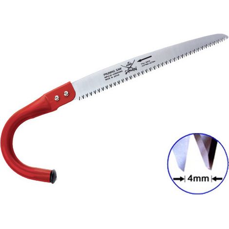 Serrucho Samurai con mango para paraguas – hoja de 30 cm PS300LH con dientes templados y funda incluida