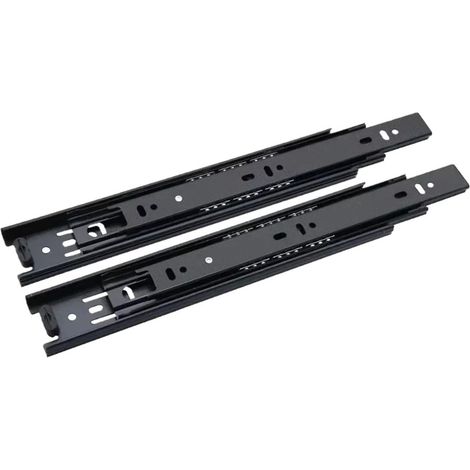 Glissières de tiroir d'armoire, rails en acier inoxydable, à billes (1/5)