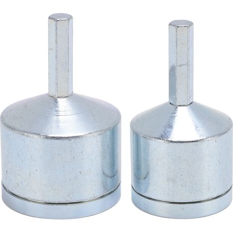Lot de 2 brosses de nettoyage pour tuyaux en cuivre (1/2 et 3/4 pouce) pour perceuse électrique, destinées aux plombiers professionnels et à un usage industriel (15 mm et 22 mm).