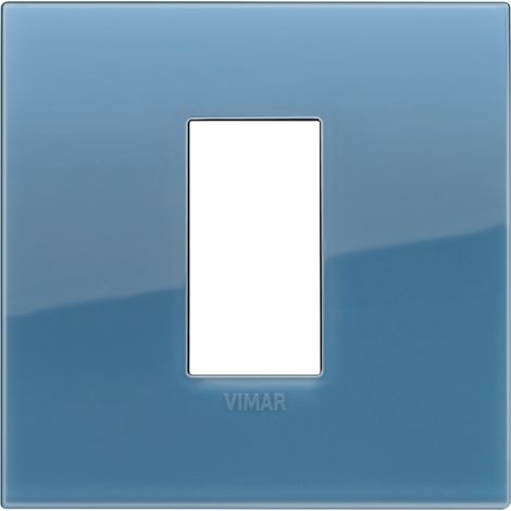 Placca Classic 1M Reflex oltremare scatola rotonda Vimar Arkè 19641.64