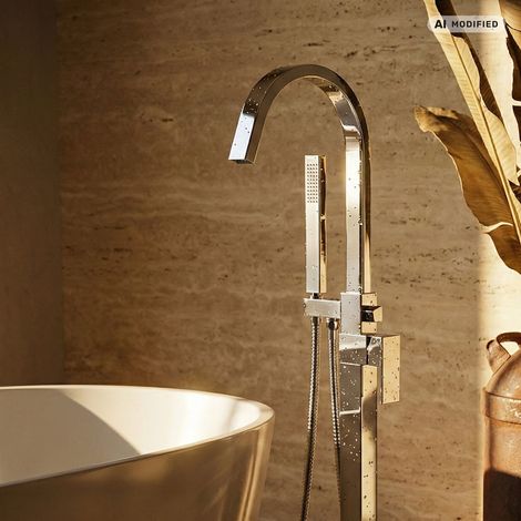 Robinet de baignoire sur pied PaulGurkes pour baignoires indépendantes (1/5)