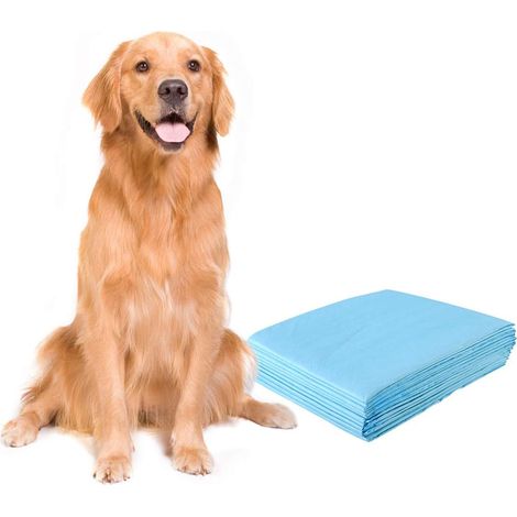 Costway – Tapis éducateur pour chien 75x90 cm – 100 pcs en 5 couches absorbantes – Anti-fuite et hypoallergénique – Apprentissage de la propreté (1/5)