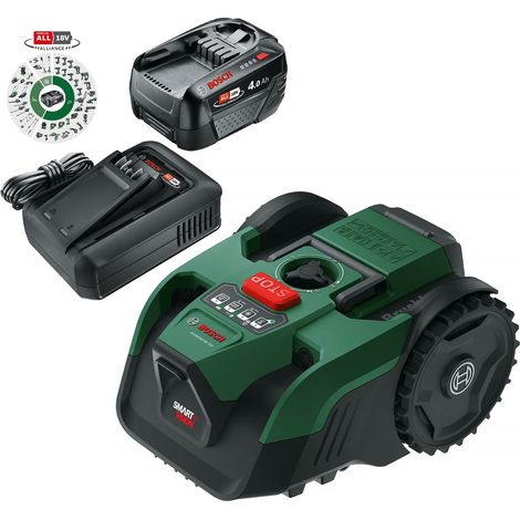 Bosch VISIMOW Robotic Lawnmower VISIMOW18V-200 Lawn Mower 1 x 4.0Ah Battery (1/5)