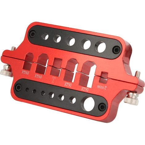 Accessoire RC pour station de soudage en alliage d'aluminium, compatible avec les connecteurs banane XT60 et XT90 et les fiches en T. (1/5)