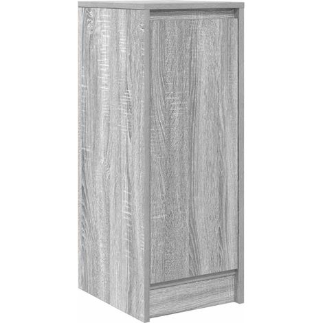 Maison Exclusive - Credenza Grigio Sonoma 29,5x34x76 cm in Legno Multistrato