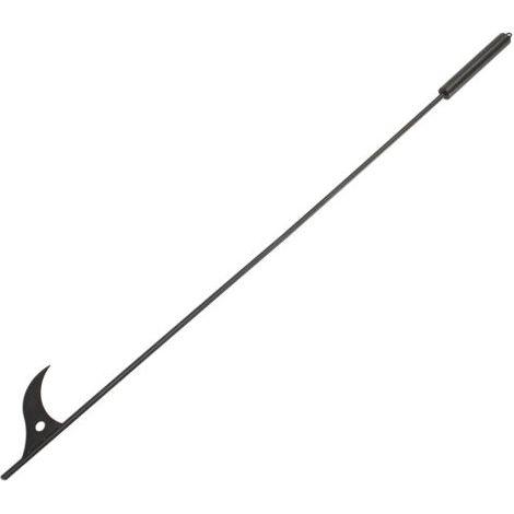 BUNTHAUS Tisonnier en acier de 101,6 cm (40 pouces) de long, amovible, pour foyer extérieur, feu de camp, poêle à bois et usage intérieur (1/5)