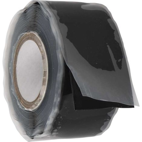 Nastro autoagglomerante in silicone 25 mm / 3 m nero F52503 emos (1/4)