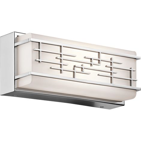 Elstead Zolon - Applique LED da bagno piccola cromata IP44