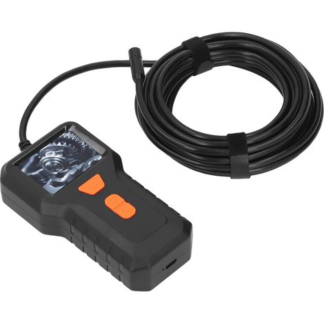 Caméra d'inspection industrielle portable avec écran HD 2 pouces, câble de 5 mètres et objectif 8 mm. Caméra serpent numérique. (1/5)