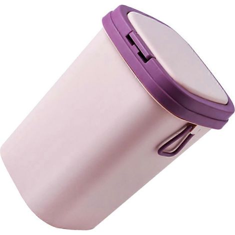 Poubelle domestique à pression avec couvercle, compatible avec un usage domestique (1/5)
