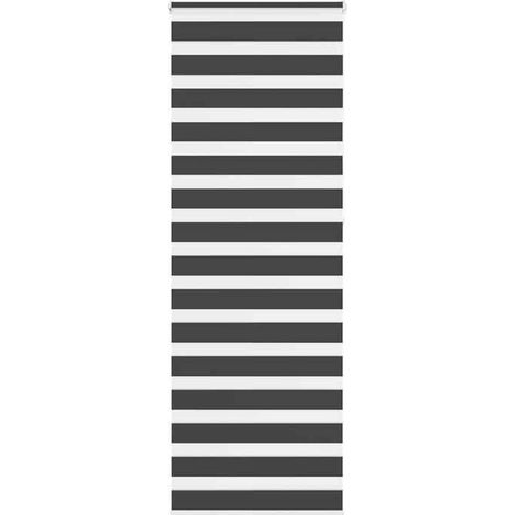 4014282 Store zèbre noir 75x230 cm largeur du tissu 70,9 cm polyester (1/5)