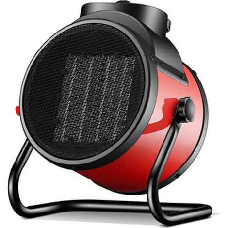 Ventilateur chauffant électrique industriel réglable 2000W, chauffage commercial, appareil pour atelier, espace, garage, consommation d'énergie silencieuse (A) (1/4)