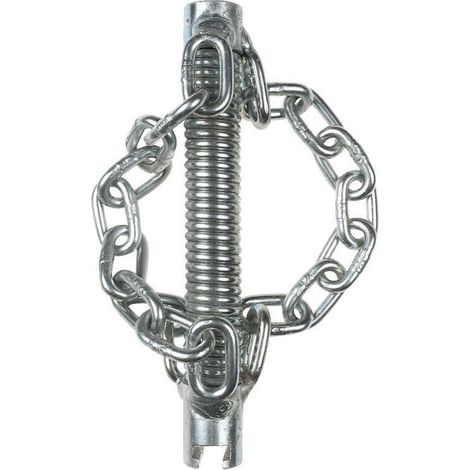 Tête de fléau à chaîne avec 2 chaînes lisses, sans anneau 16 mm