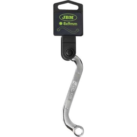 Llave estrella fija jbm 8x9 mm doble extremo acabado espejo