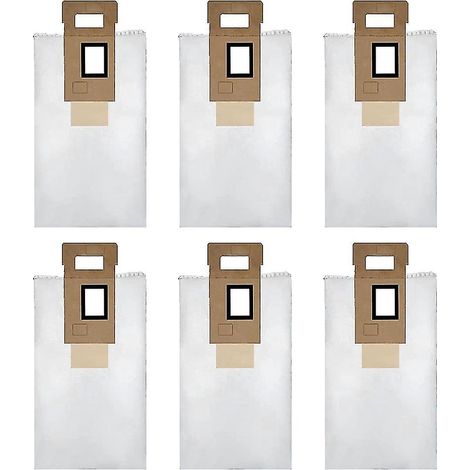Lot de 6 sacs à poussière pour pièces détachées Roborock S7 T7s T7s Plus (États-Unis)