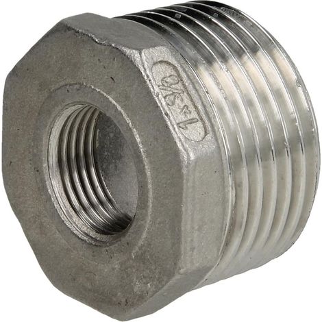Réduction en inox 1'' x 3/8'' FM/FF