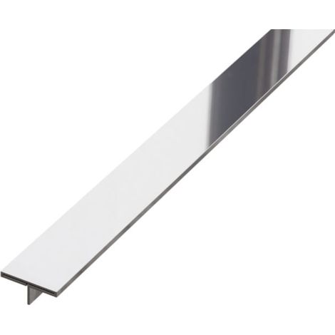TS Profile Rektifizierte Fugenabdeckung aus Edelstahl 1.5cm x 270cm - Glänzendes Silber