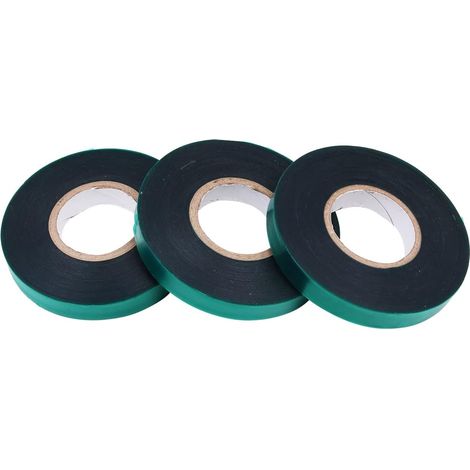 Lot de 3 rouleaux de ruban adhésif extensible de 1,27 cm de large pour plantes de jardin - Piquet en vinyle vert pour branches - Utilisation intérieure et extérieure (1/5)