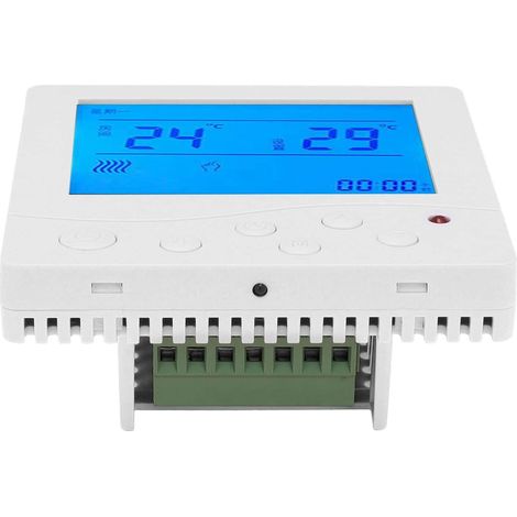 Thermostat LCD Intelligent, Contrôleur de Température Numérique AC220V avec Capteur et Grand écran pour la Climatisation (1/5)
