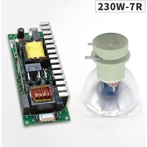 Projecteur asservis Sharpy 7R 230W pour scène, console de contrôle, ballast et alimentation (1/3)