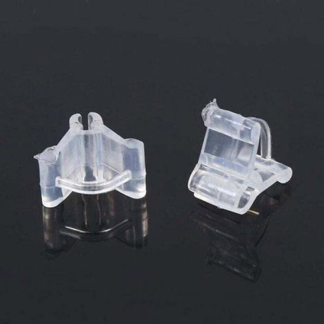 Clips Tomates - Pince À Greffer Pour Plantes Grimpantes - 100 Pièces - Plastique Transparent (1/4)