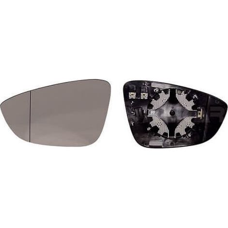 Verre de rétroviseur gauche chauffant asphérique Volkswagen Passat CC 2008-2012