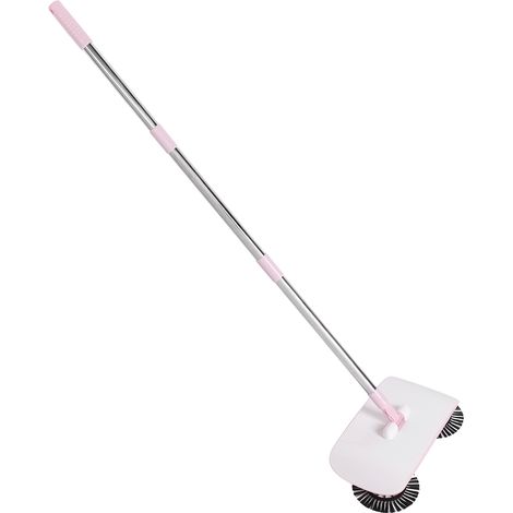 Balai manuel ménager, machine de balayage, balai à franges, pelle, outils de nettoyage de sols, rose (1/5)