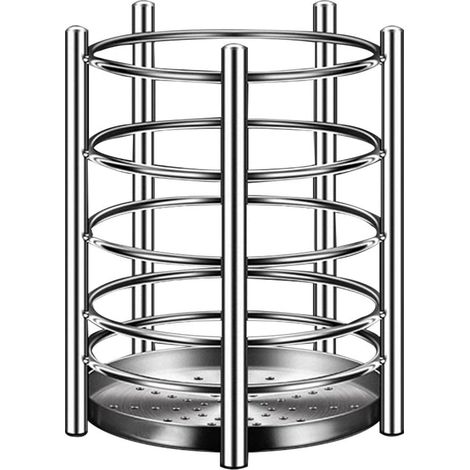 Égouttoir à ustensiles de cuisine en acier inoxydable, étagère de rangement pratique, égouttoir multifonctionnel (1/5)