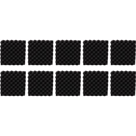 10 panneaux acoustiques haute densité, plaque polyuréthane insonorisante pour studio d'enregistrement (1/5)
