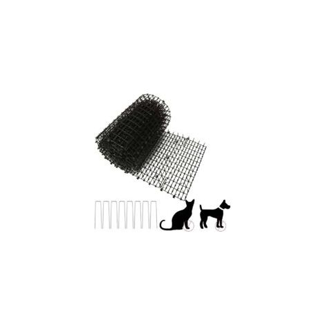 Alfombrilla anti-gatos con 8 púas, 30 x 200 cm, impide que los animales se acerquen, alfombrilla anti-gatos con púas para exteriores, apta para jardines interiores y exteriores.