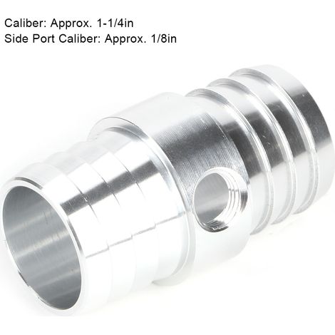 Tuyau en aluminium ICT de 1-1/4" avec adaptateur de port vapeur NPT 1/8" pour radiateur LS échange liquide de refroidissement (1/5)